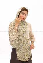 شال نخی طرح دارکد1002618