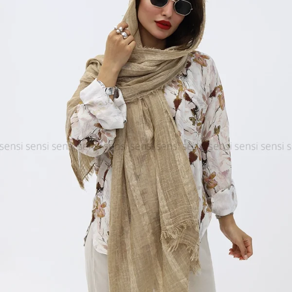 شال کنفی راه راه کد1002728