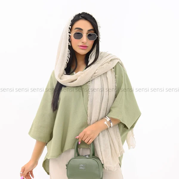 شومیز آستین کیمونو کد1002488