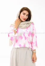 شومیز ترک آبرنگی کد1002844