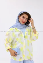 شومیز ترک آبرنگی کد1002844