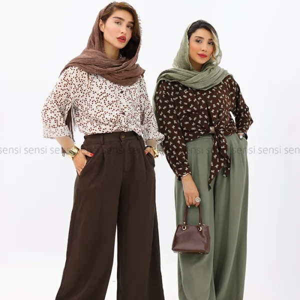 شومیز جلو گره ای