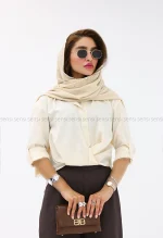 شومیز راه راه جلو پیچ کد1002682