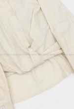 شومیز راه راه جلو پیچ کد1002682
