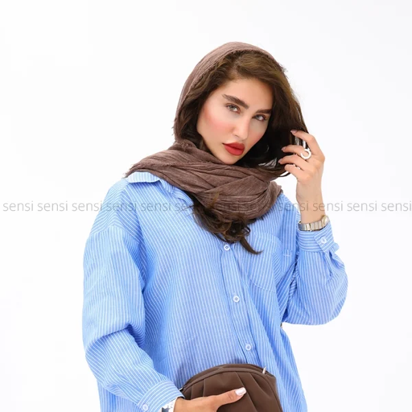 شومیز راه راه ساده کد 1002652