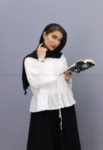 شومیز عروسکی خامه دوزی کد1002776