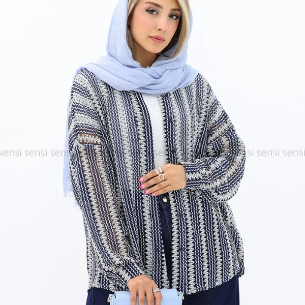 شومیز قلاب بافی کد1002625
