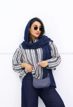 شومیز قلاب بافی کد1002631