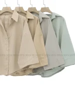 شومیز لینن اسلپ کد1002639