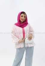شومیز لینن ایتالیایی خامه دوزی کد1002770
