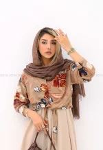 شومیز لینن طرح دارکد1002809