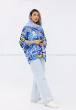 شومیز نخی طرح دار کد1002692