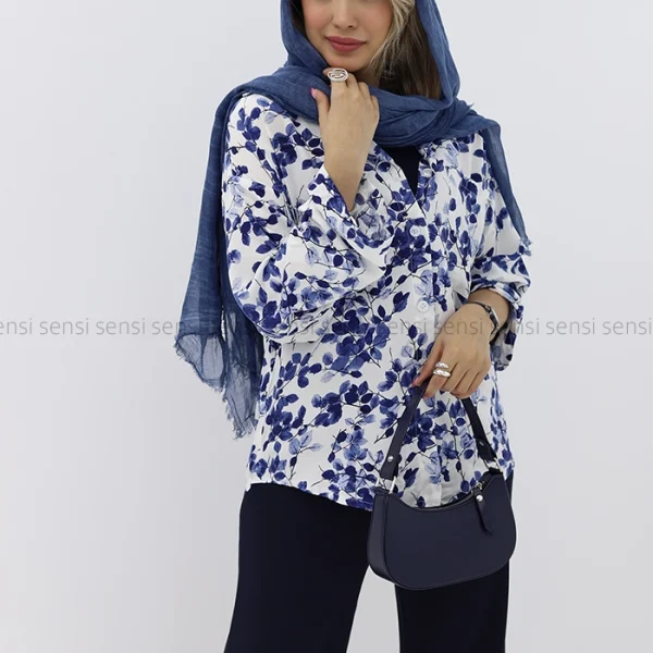 شومیز نخی چاپی کد1002761
