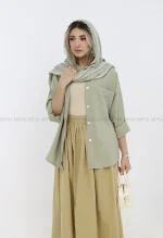 شومیز پری گرم بالا کد1002757