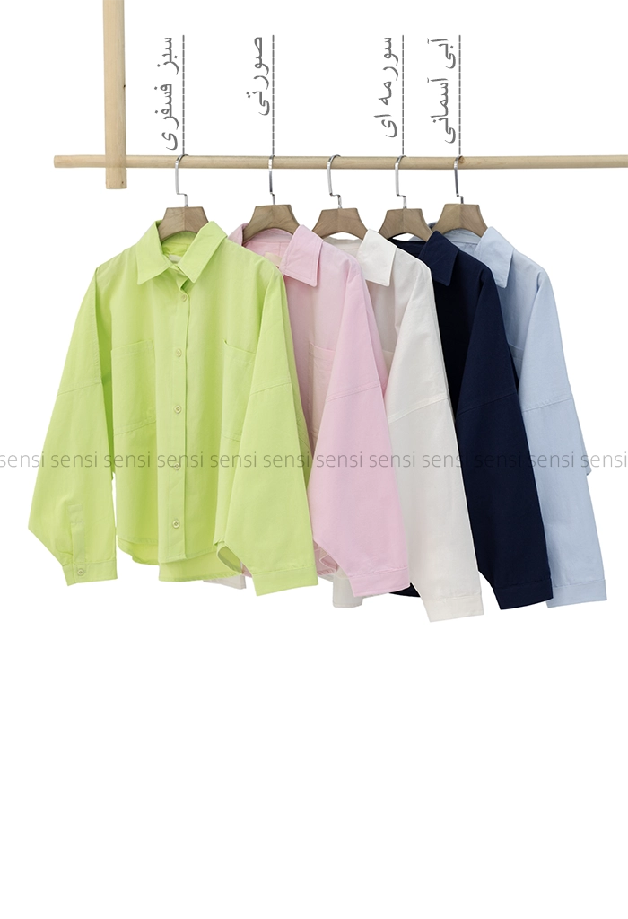 شومیز کراپ خفاشی کد1002575