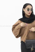 شومیز کراپ خفاشی کد1002575
