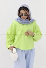 شومیز کراپ خفاشی کد1002575