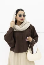 شومیز کراپ خفاشی کد1002575