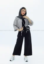 شومیز کراپ راه راه کد1002773