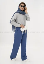 شومیز کراپ فول نگین کد1002674