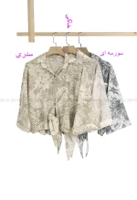 شومیز کراپ لونا چاپی کد1002687