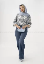 شومیز کراپ لونا چاپی کد1002687