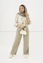 شومیز کراپ لونا چاپی کد1002687