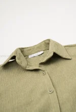 شومیز کراپ گره ای کد1002691