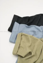 شومیز کراپ گره ای کد1002691