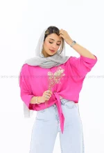 شومیز گره ای nrکد1002599