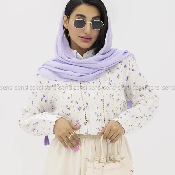 شومیز گیپور دار کد1002602