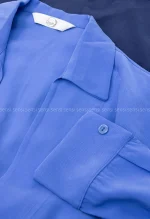 شومیز یقه باز وینگ کد1002789