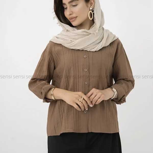 شومیز یقه هفت کد1002650
