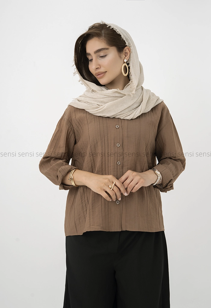 شومیز یقه هفت کد1002650
