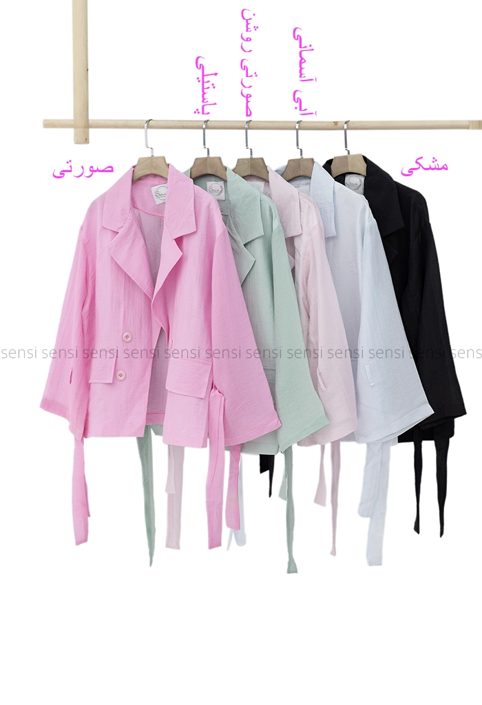 شومیزشیشه ای رنگی کد1002784