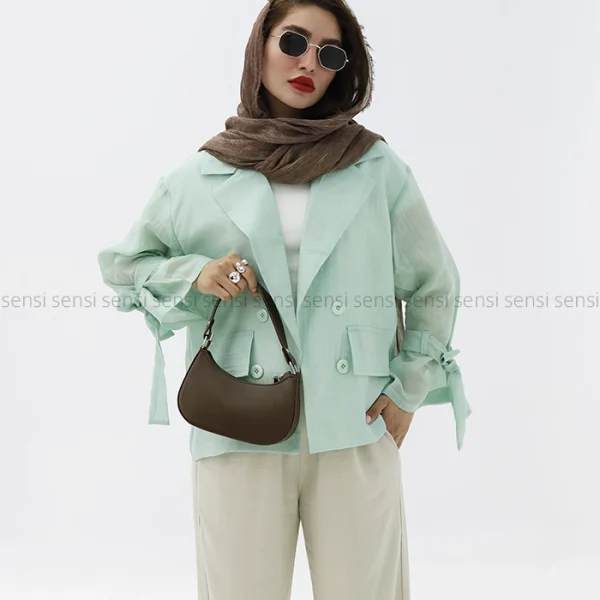 شومیزشیشه ای رنگی کد1002784