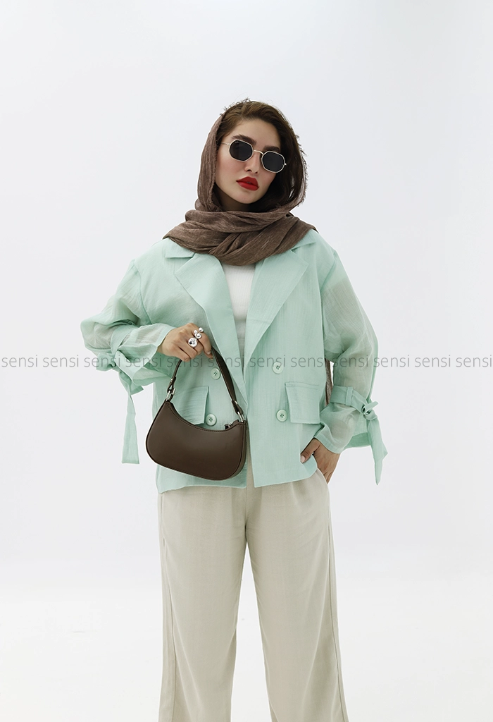 شومیزشیشه ای رنگی کد1002784