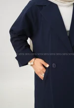 مانتو بلند لینن کد1002584