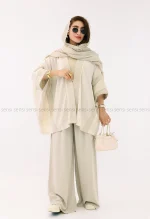مانتو پانچ نچرال کد1002457