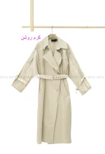 مانتو کتان سرشانه زیپ کد1002627