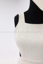 پیراهن ساحلی لینن کد1002787
