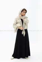 پیراهن ساحلی لینن کد1002787