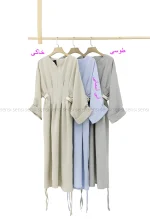 پیراهن کمر کش شانتون کد1002629