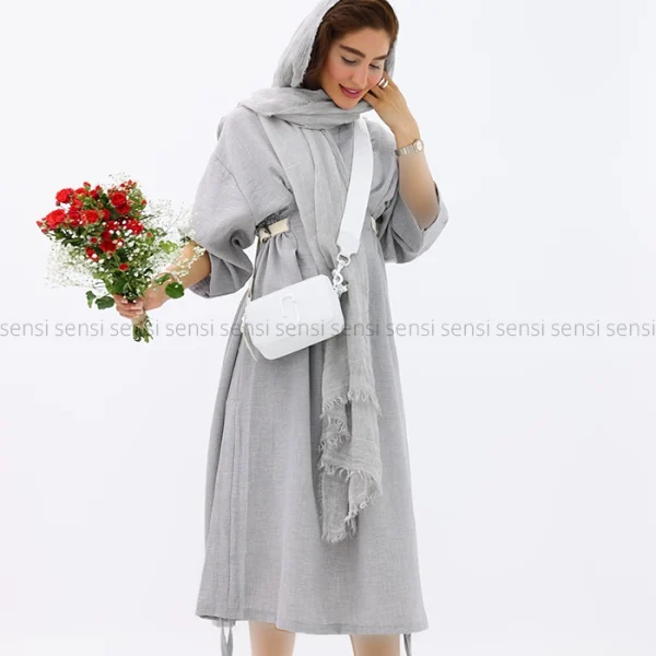 پیراهن کمر کش شانتون کد1002629