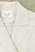کت پافر کوتاه لینن کد1002483