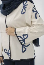 کت گلدوزی پاپیونی کد1002544