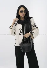 کت گلدوزی پاپیونی کد1002544
