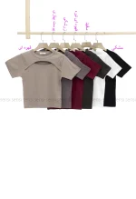 کراپ آستین کوتاه کد1002708