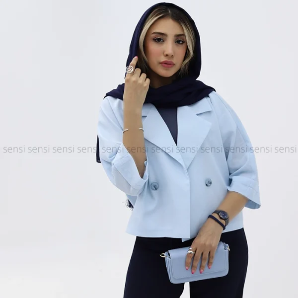 کراپ کت لینن کد1002765