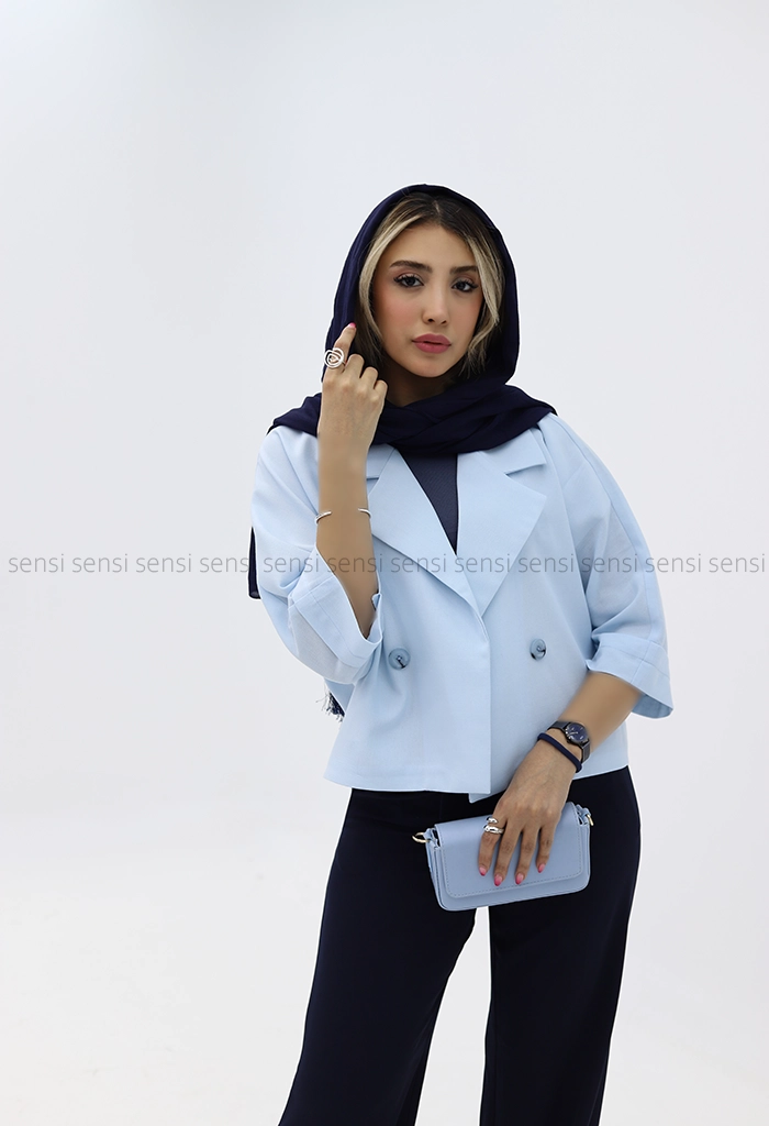 کراپ کت لینن کد1002765